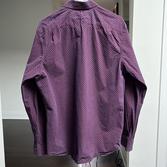 Banana Republic Slim Fit Men’s Dress Shirt Size L (16-16 1/2) - Picture 3 of 5